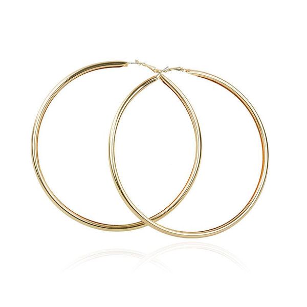 big earring basketball big tube round earrings punk jewelry super hoop earrings for women 12cm, Golden;silver
big earring basketball big tube round earrings punk jewelry super hoop earrings for women 12cm, Golden;silver