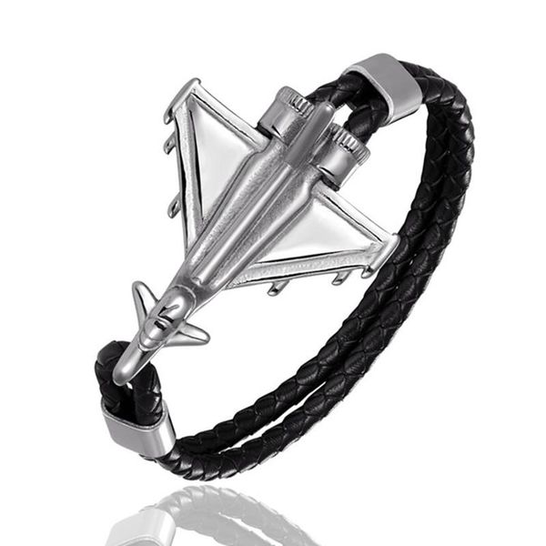 mkendn new design braided genuine leather bracelets men stainless steel airplane anchor bracelets female friendship gifts wmttjo yyysports
mkendn new design braided genuine leather bracelets men stainless steel airplane anchor bracelets female friendship gifts wmttjo yyysports