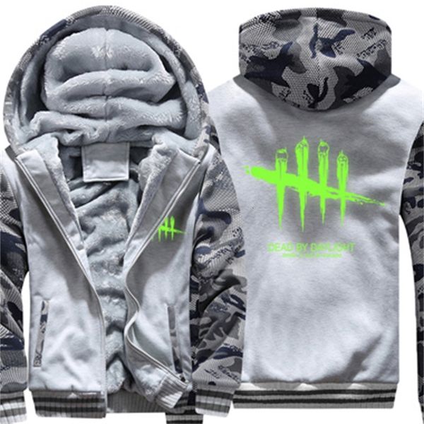 2021 new us size mens camouflage hoodie dead by daylight cosplay luminous camouflages jacket thicken coat fashion sweatshirts utf5, Black
2021 new us size mens camouflage hoodie dead by daylight cosplay luminous camouflages jacket thicken coat fashion sweatshirts utf5, Black