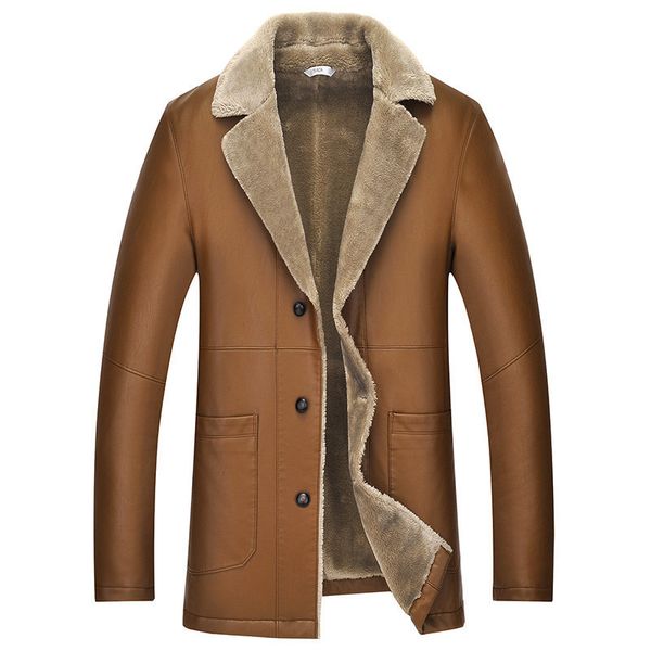 2021 new men's leather dwaterproof water thick man's winter jacket warm jackets hombre wxf570 0kv9, Black;brown
2021 new men's leather dwaterproof water thick man's winter jacket warm jackets hombre wxf570 0kv9, Black;brown