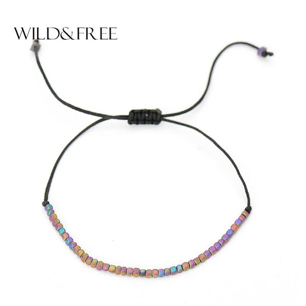 charm bracelets wild&handmade small beaded strand bracelet for women vintage black rope adjustable female jewelry wholesale, Golden;silver
charm bracelets wild&handmade small beaded strand bracelet for women vintage black rope adjustable female jewelry wholesale, Golden;silver