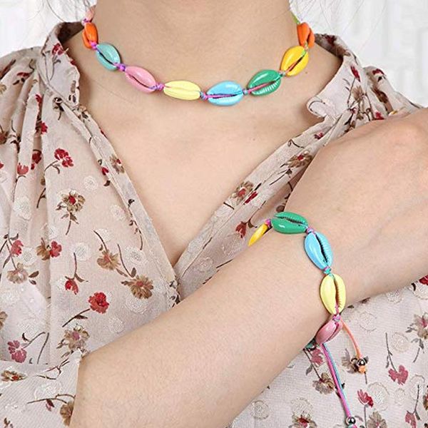 new women's bracelet necklace handmade shell set simple beach holiday ladies bohemian style jewelry set 2020, Silver
new women's bracelet necklace handmade shell set simple beach holiday ladies bohemian style jewelry set 2020, Silver