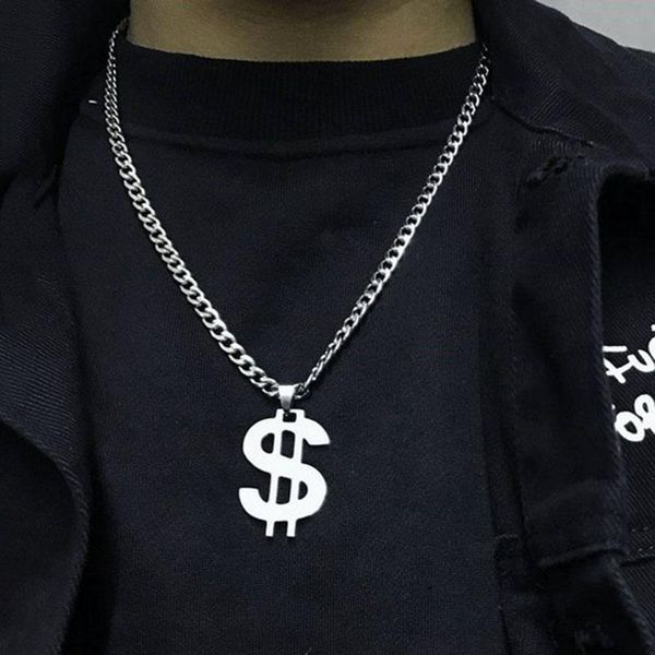 pendant necklaces punk hiphop thick chain dollar symbol necklace for women ladies vintage geometric clavicle jewelry yn1562, Silver
pendant necklaces punk hiphop thick chain dollar symbol necklace for women ladies vintage geometric clavicle jewelry yn1562, Silver
