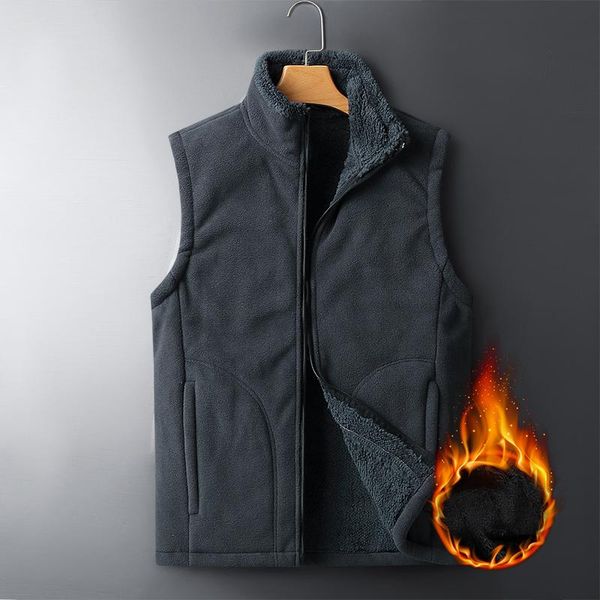 men's vests lamb wool fleece vest men 2021 autumn warm casual waistcoat mens winter plus size 5xl 6xl 7xl, Black;white
men's vests lamb wool fleece vest men 2021 autumn warm casual waistcoat mens winter plus size 5xl 6xl 7xl, Black;white