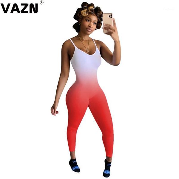vazn 2020 new elastic skinny vintage gradient ramp sleeveless sport fitness v-neck womens jumpsuit fashion jumpsuits1, Black;white
vazn 2020 new elastic skinny vintage gradient ramp sleeveless sport fitness v-neck womens jumpsuit fashion jumpsuits1, Black;white