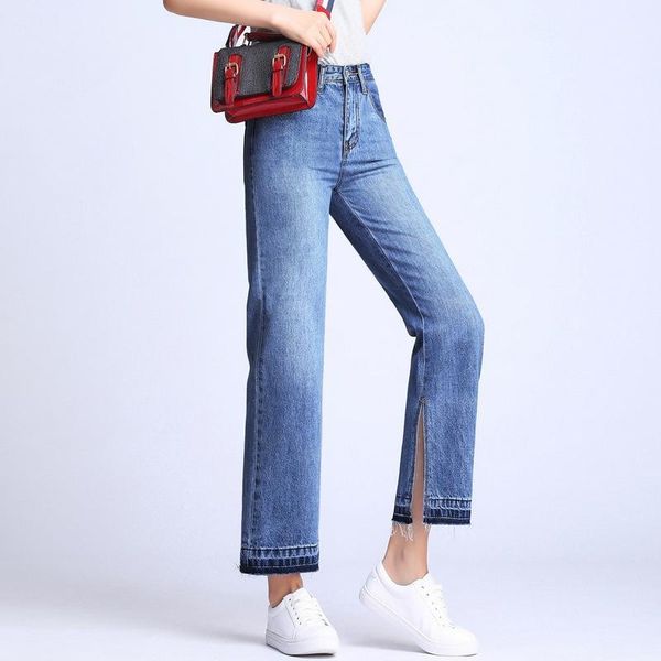 new2020plus size women jeans trousers straight pants denim trousers high waist female empire split end ankle length pants xxxxxl1, Blue
new2020plus size women jeans trousers straight pants denim trousers high waist female empire split end ankle length pants xxxxxl1, Blue