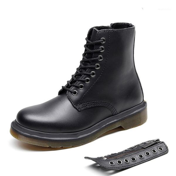 new designer front zipper lace-up flat heel ankle motorcycle boots genuine leather lady fashion winter boots size 35-411, Black
new designer front zipper lace-up flat heel ankle motorcycle boots genuine leather lady fashion winter boots size 35-411, Black