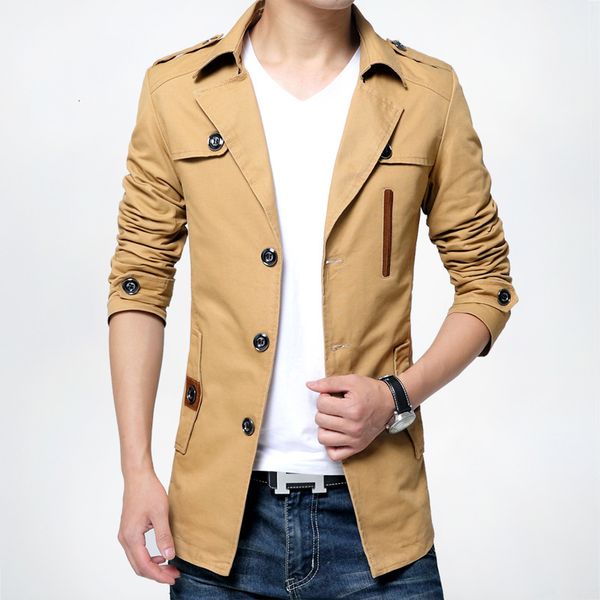 leisure mid long new jacket trend men's windbreaker 2020 spring and autumn youth korean edition, Tan;black
leisure mid long new jacket trend men's windbreaker 2020 spring and autumn youth korean edition, Tan;black
