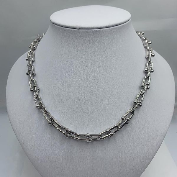 s925 sterling silver necklace, classic and fashionable thick u-shaped necklace, exquisite craftsmanship, gift for ladies
s925 sterling silver necklace, classic and fashionable thick u-shaped necklace, exquisite craftsmanship, gift for ladies