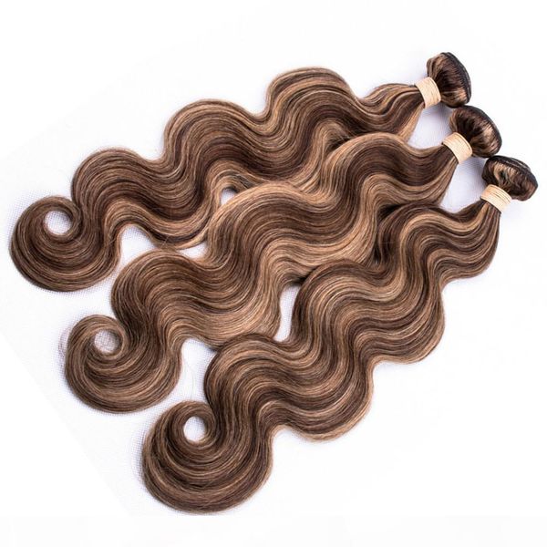 #4 27 brown to honey blonde piano color indian human hair bundles body wave highlight mix piano color human hair extensions double wefts, Black;brown
#4 27 brown to honey blonde piano color indian human hair bundles body wave highlight mix piano color human hair extensions double wefts, Black;brown