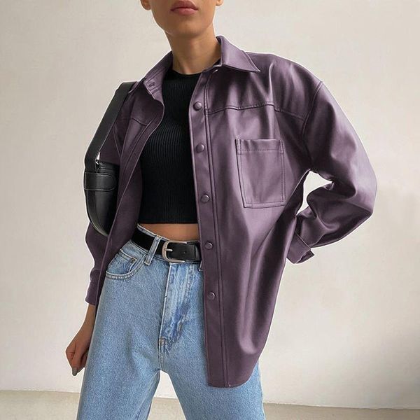 women's jackets women pu leather fashion celmia autumn winter coats casual buttons lapel long sleeve loose outerwear plus size, Black;brown
women's jackets women pu leather fashion celmia autumn winter coats casual buttons lapel long sleeve loose outerwear plus size, Black;brown