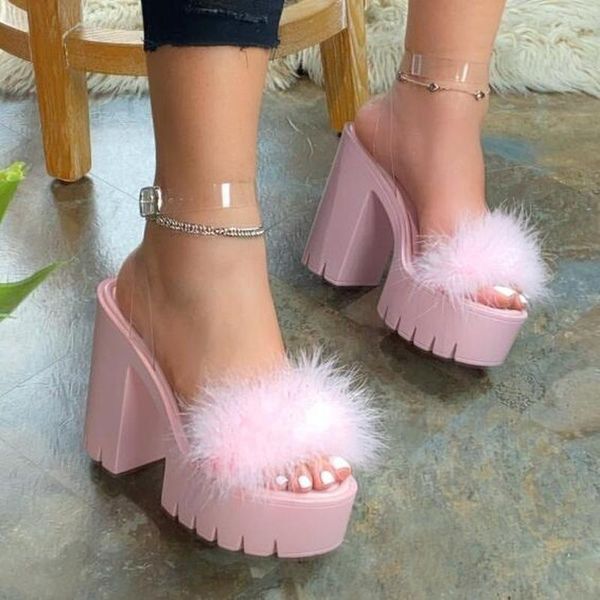 sandals fall/winter 2021 beach ladies banquet women fur rubber high heel platform outdoor leisure buckle slippers, Black
sandals fall/winter 2021 beach ladies banquet women fur rubber high heel platform outdoor leisure buckle slippers, Black