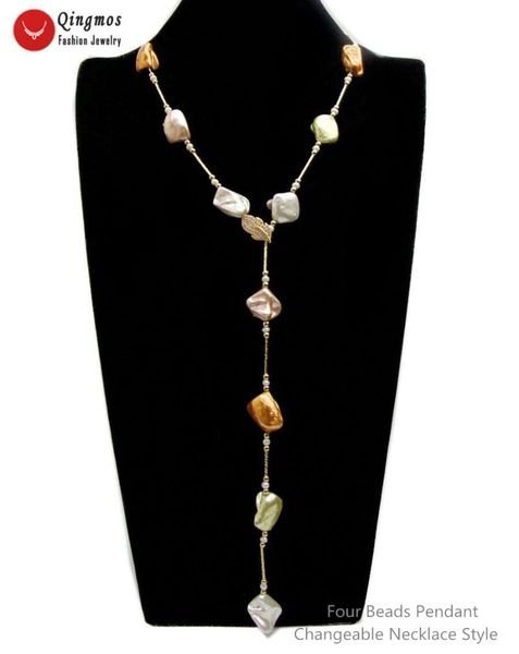 qingmos multicolor sea pearl ожерелье для женщин с 15 * 20мм барокко sea shell pearl длинное ожерелье ювелирные изделия 28 '' nec6538, Silver
qingmos multicolor sea pearl ожерелье для женщин с 15 * 20мм барокко sea shell pearl длинное ожерелье ювелирные изделия 28 '' nec6538, Silver