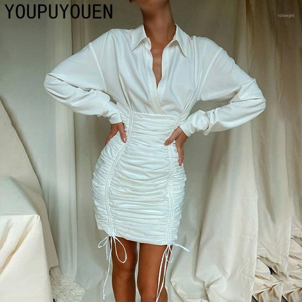women fashion adjustable bandage ruched dress 2021 spring summer new white wrap bodycon laple shirt long sleeve clothing1, Black;gray
women fashion adjustable bandage ruched dress 2021 spring summer new white wrap bodycon laple shirt long sleeve clothing1, Black;gray