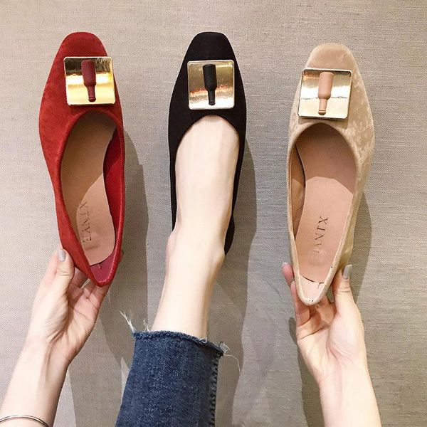 square toe soft boat shoe female footwear women shallow mouth elegant all-match metal chain casual sneaker new dress moccasin, Black 
square toe soft boat shoe female footwear women shallow mouth elegant all-match metal chain casual sneaker new dress moccasin, Black