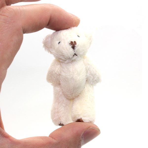 100pcs 6.0cm jointed mini teddy bears plush toys foot with leather y1216 
100pcs 6.0cm jointed mini teddy bears plush toys foot with leather y1216