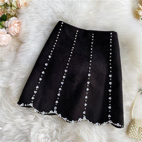 autumn 2021 new female style fashion decoration high line of wool cloth miniskirt y367 wc88, Black
autumn 2021 new female style fashion decoration high line of wool cloth miniskirt y367 wc88, Black