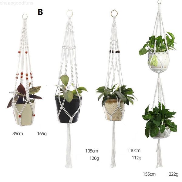 cotton rope flower basket handmade macrame plant balcony hanging flowerpot net bag home garden florist decoration
cotton rope flower basket handmade macrame plant balcony hanging flowerpot net bag home garden florist decoration