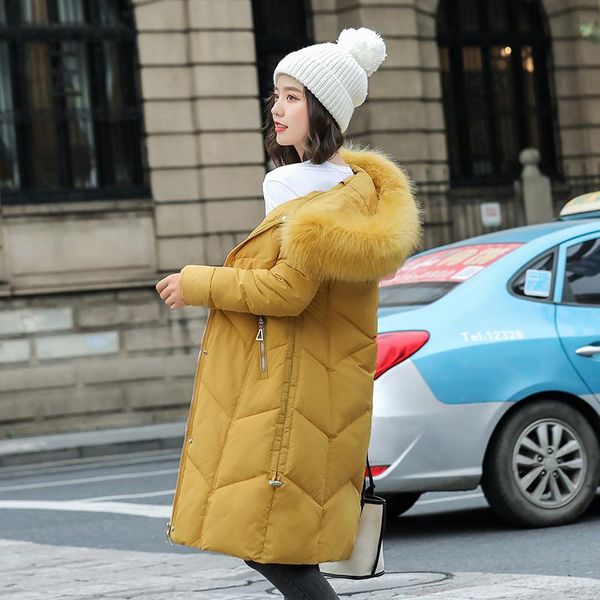 fashion slim long winter jacket women warm casual hooded parka 2020 new fur collar jacket office lady, Black
fashion slim long winter jacket women warm casual hooded parka 2020 new fur collar jacket office lady, Black