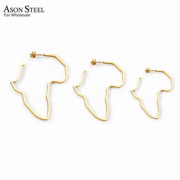 asonsteel gigantic gold color 316l stainless steel africa map huge hoop earring ear stud for women girl gift jewelry accessories, Golden;silver
asonsteel gigantic gold color 316l stainless steel africa map huge hoop earring ear stud for women girl gift jewelry accessories, Golden;silver