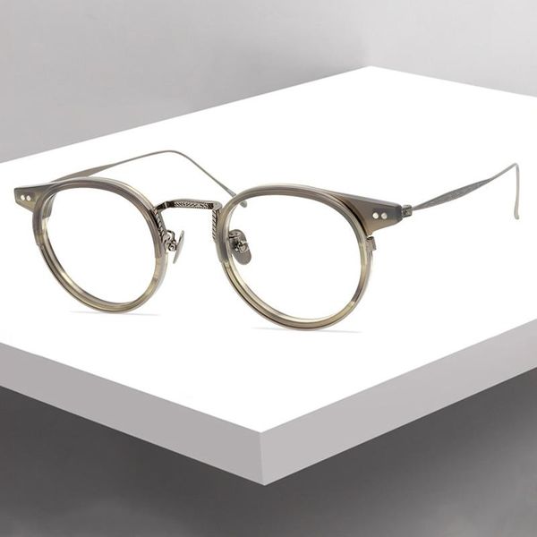 fashion sunglasses frames ultralight titanium acetate optical glasses frame men vintage round prescription eyeglasses women retro myopia eye, Black
fashion sunglasses frames ultralight titanium acetate optical glasses frame men vintage round prescription eyeglasses women retro myopia eye, Black