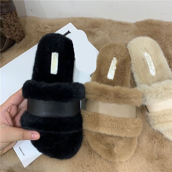 shoes ladies' slippers fur flip flops slipers women luxury slides plush flat 2020 designer fabric basic pu rubber rome shoes x1020, Black
shoes ladies' slippers fur flip flops slipers women luxury slides plush flat 2020 designer fabric basic pu rubber rome shoes x1020, Black