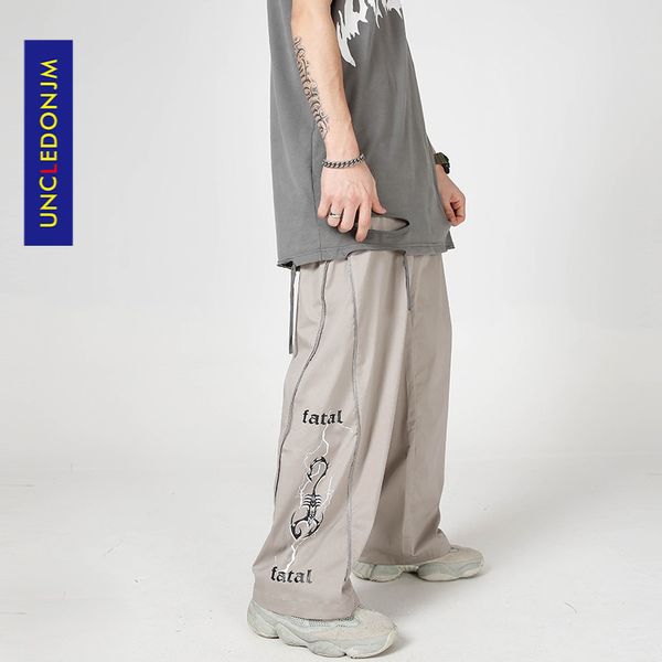 uncledonjm side zip straight pants printed men's loose street trendy and casual hip hop harem pants hd-b092 201109, Black
uncledonjm side zip straight pants printed men's loose street trendy and casual hip hop harem pants hd-b092 201109, Black