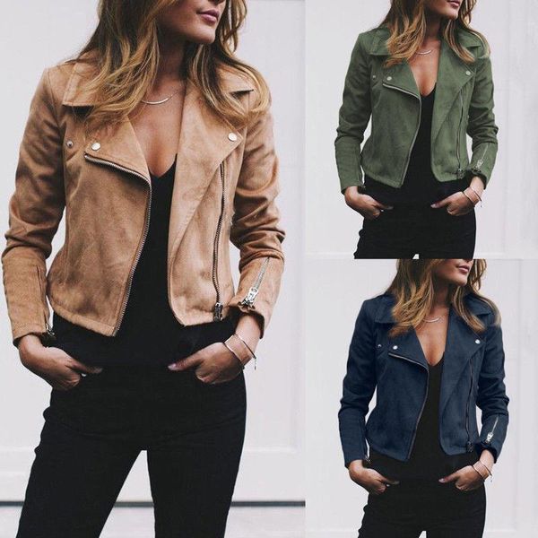 autumn new short flannel soft leather jacket women fashion slim zipper motorcycle pu jacket ladies basic street outwear coat, Black;brown
autumn new short flannel soft leather jacket women fashion slim zipper motorcycle pu jacket ladies basic street outwear coat, Black;brown