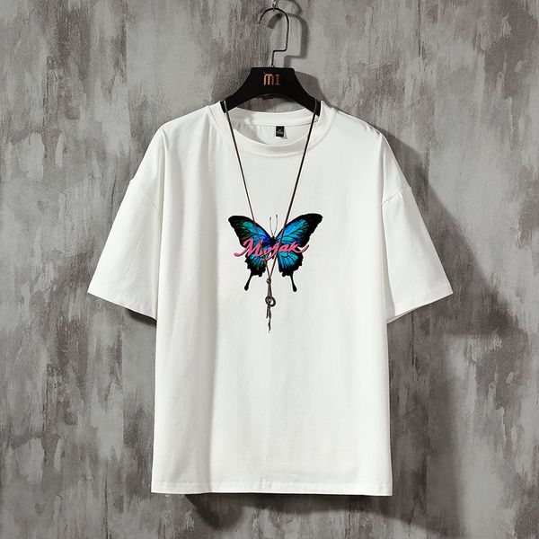 2021 new butterfly print hip hop skateboard t-shirts cotton harajuku fashion high street tees men 3njd, White;black
2021 new butterfly print hip hop skateboard t-shirts cotton harajuku fashion high street tees men 3njd, White;black