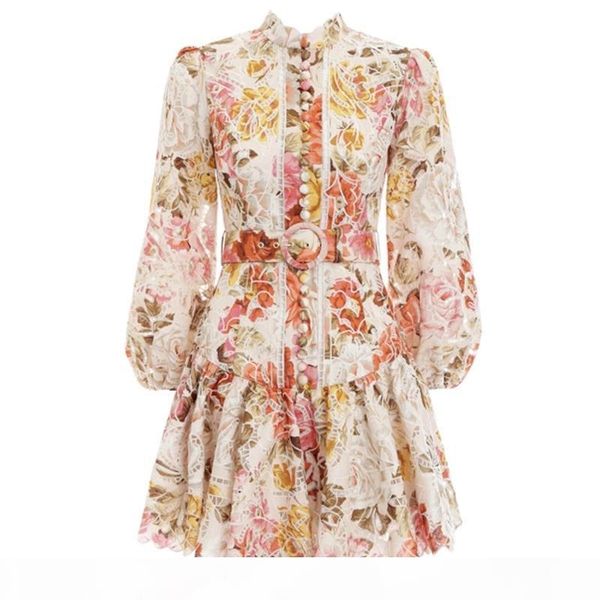 australia new print embroidery single-breasted bubble sleeve high waist dress with belt, Black
australia new print embroidery single-breasted bubble sleeve high waist dress with belt, Black