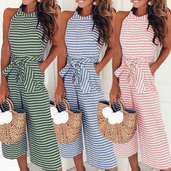 avodovama women jumpsuit striped fashion jumpsuits european and american style loose plus lace up for women1, Black;white
avodovama women jumpsuit striped fashion jumpsuits european and american style loose plus lace up for women1, Black;white