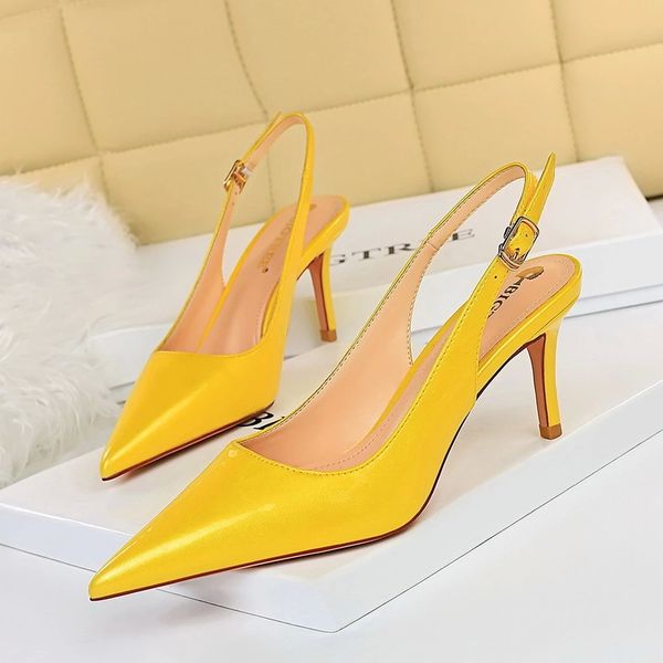 2021 summer new style sandals female stiletto hollow with patent leather pointed korean fashion high heels spring shoes #gv2y, Black
2021 summer new style sandals female stiletto hollow with patent leather pointed korean fashion high heels spring shoes #gv2y, Black
