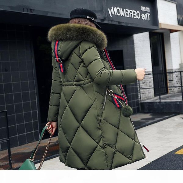 big fur winter coat thickened parka women stitching slim long winter coat down cotton ladies down parka down jacket women, Black
big fur winter coat thickened parka women stitching slim long winter coat down cotton ladies down parka down jacket women, Black