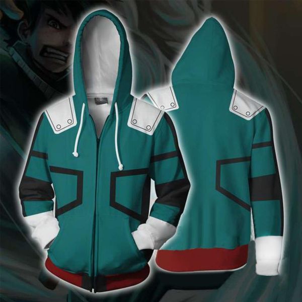 3d printed my hero academia zipper hoodie men women no hero academia all might cosplay costume sweatshirt school uniform jackets, Black
3d printed my hero academia zipper hoodie men women no hero academia all might cosplay costume sweatshirt school uniform jackets, Black