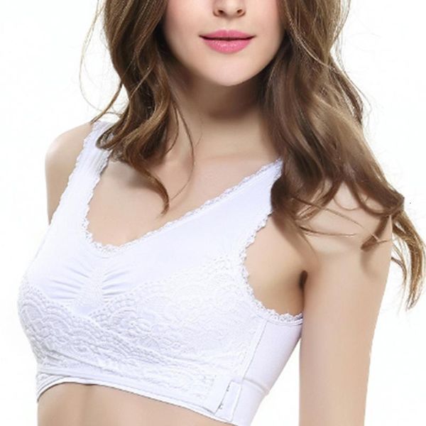 women fitness running sports bra padded push up bra front closure female lace yoga gym padded sport brassiere vest seamless, White;black
women fitness running sports bra padded push up bra front closure female lace yoga gym padded sport brassiere vest seamless, White;black