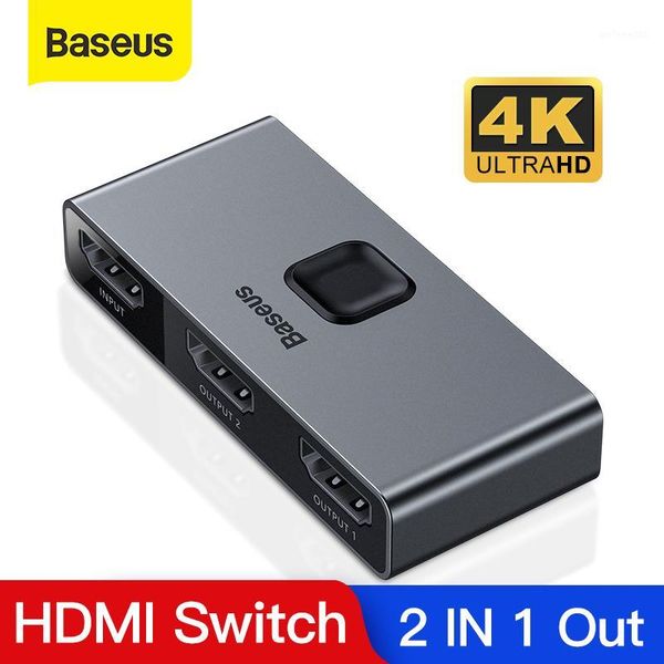baseus splitter 4k 60hz bi-direction switch 1x2/2x1 hdr audio adapter for ps4 tv box switcher1
baseus splitter 4k 60hz bi-direction switch 1x2/2x1 hdr audio adapter for ps4 tv box switcher1