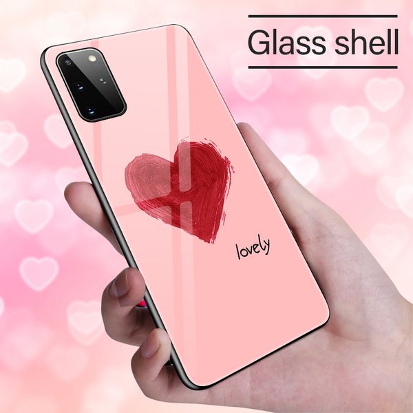 luxury cute heart-shaped tempered glass phone case for samsung galaxy s20 s10 5g s9 s8 note 20 10 9 8 plus ultra silicone cover
luxury cute heart-shaped tempered glass phone case for samsung galaxy s20 s10 5g s9 s8 note 20 10 9 8 plus ultra silicone cover