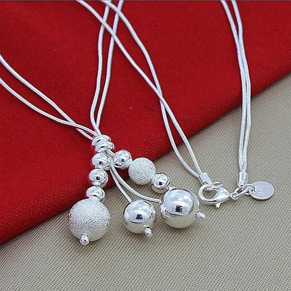 chains 925 sterling silver snake chain glossy / matte beads pendant necklace woman charm fine jewelry wholesale
chains 925 sterling silver snake chain glossy / matte beads pendant necklace woman charm fine jewelry wholesale