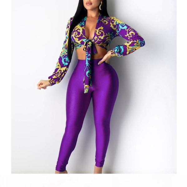 vintage gold chains print blouse matching set women long sleeve printed tie-front two piece suit sets outfits, Gray
vintage gold chains print blouse matching set women long sleeve printed tie-front two piece suit sets outfits, Gray