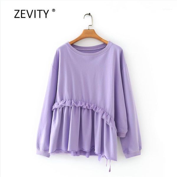 zevity new women agaric lace ruffles patchwork casual sweatershirts ladies basic o neck lace up hoodies chic pullovers s3171, Black
zevity new women agaric lace ruffles patchwork casual sweatershirts ladies basic o neck lace up hoodies chic pullovers s3171, Black