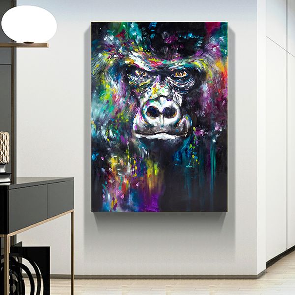 abstract graffit monkey gorilla animal oil painting on canvas posters and prints cuadros wall art pictures for living room
abstract graffit monkey gorilla animal oil painting on canvas posters and prints cuadros wall art pictures for living room