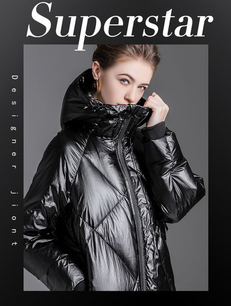 new arrival 20331# original desginer jog mcerg hooded down jacket winter long loose casual down coat s, Black
new arrival 20331# original desginer jog mcerg hooded down jacket winter long loose casual down coat s, Black