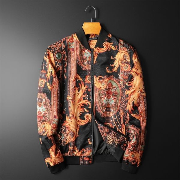 vintage jacket men golden bomber print jacket men luxury bomber outfit party jacket outfit club bar coat men casaca hombre 201218, Black;brown
vintage jacket men golden bomber print jacket men luxury bomber outfit party jacket outfit club bar coat men casaca hombre 201218, Black;brown