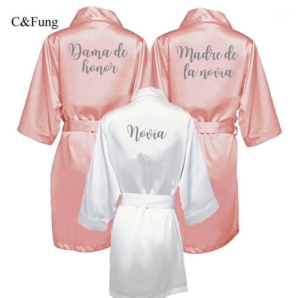 women's sleepwear c&fung dusty rose bridal satin robe women dama de honor espanol spanish wedding novia kimono bride party bridesmaid r, Black;red
women's sleepwear c&fung dusty rose bridal satin robe women dama de honor espanol spanish wedding novia kimono bride party bridesmaid r, Black;red