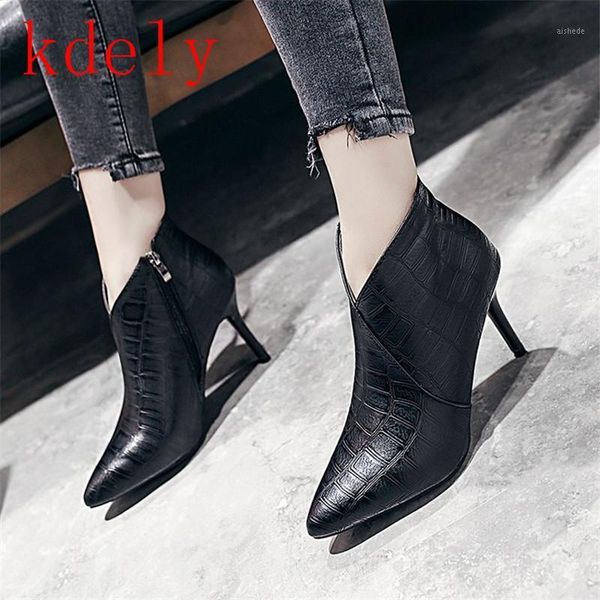 boots 2021 woman fashion spring autumn pointed toe high heel lady casual ankle female cool street botas1, Black
boots 2021 woman fashion spring autumn pointed toe high heel lady casual ankle female cool street botas1, Black