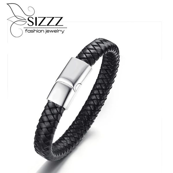 charm bracelets sizzz factory direct sales of european and american fashion jewelry deduction leather men's black bracelet, Golden;silver
charm bracelets sizzz factory direct sales of european and american fashion jewelry deduction leather men's black bracelet, Golden;silver