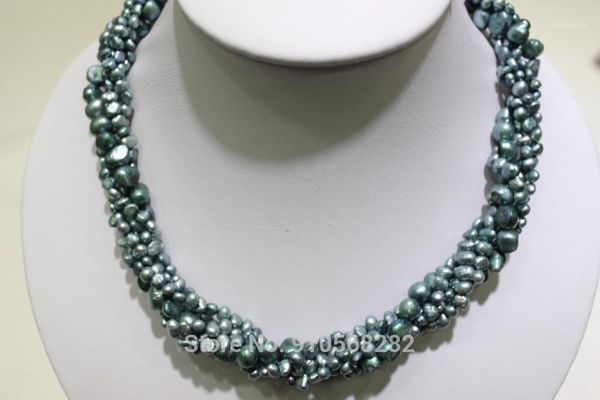 beautiful freshwater pearl necklace with 5 strings twisted together 4stands 3-4mm 1strand 6-7mm 45cm1, Golden;silver
beautiful freshwater pearl necklace with 5 strings twisted together 4stands 3-4mm 1strand 6-7mm 45cm1, Golden;silver