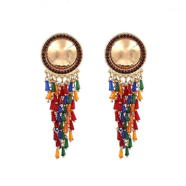 casual style woven rice beads fashion design ear stud style elegant tassel earrings1, Golden;silver
casual style woven rice beads fashion design ear stud style elegant tassel earrings1, Golden;silver