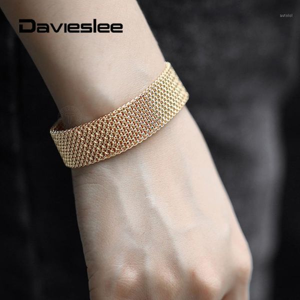 16mm bangle bracelet for women vintage 585 rose gold color watch band chain wristband party wedding jewelry gifts new lcb441, Black
16mm bangle bracelet for women vintage 585 rose gold color watch band chain wristband party wedding jewelry gifts new lcb441, Black