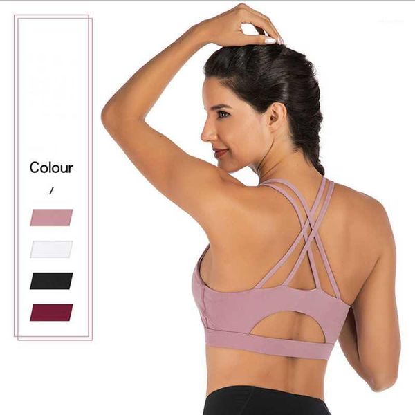 gym clothing women sports bra cross belt seamless brathable tank push up female fitness running suit yoga bra1, White;black
gym clothing women sports bra cross belt seamless brathable tank push up female fitness running suit yoga bra1, White;black